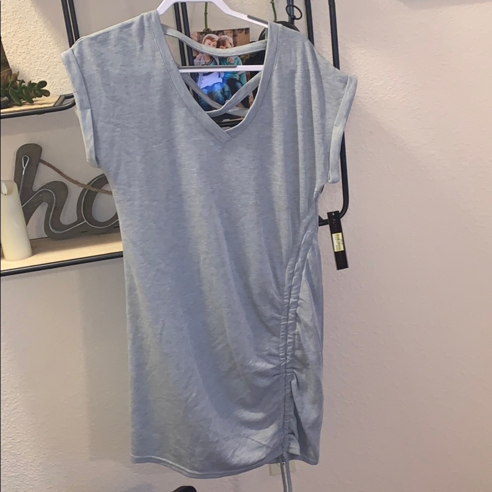 gray dress